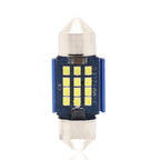 2pcs 31mm DC12-24V / 1W / 6000K / 60LM 12LEDs SMD Car Reading Lamp Dome Light, 31mm
