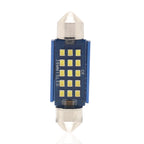 2pcs 39mm DC12-24V / 1W / 6000K / 60LM 15LEDs SMD Car Reading Lamp Dome Light, 39mm