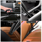 Eighth Generation Car Vacuum Cleaner 120W Wet and Dry Dual-use Strong Suction, Eighth (Black), Eighth (Orange), Eighth (White)