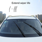 3 PCS Car Universal Windshield Wiper Blade Restorer, Black