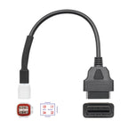 Motorcycle OBD Female to 4PIN Connector Cable for Yamaha, 4PIN