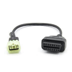 Motorcycle OBD 16PIN Female to 6PIN Connector Cable for KTM, 16PIN to 6PIN, 16PIN Female to 6PIN