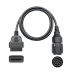 Motorcycle OBD Cable 10PIN to 16PIN Connector Cable for BMW, For BMW