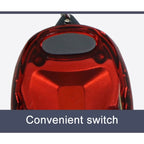 Multifunctional Portable Bicycle Taillight Helmet Light Running Warning Light Luminous Keychain