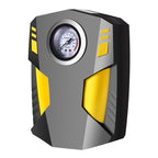 Car 12V Portable Inflatable Cylinder Pedal Pointer Air Pump with Light & Tool Box, Pointer with Tool Box