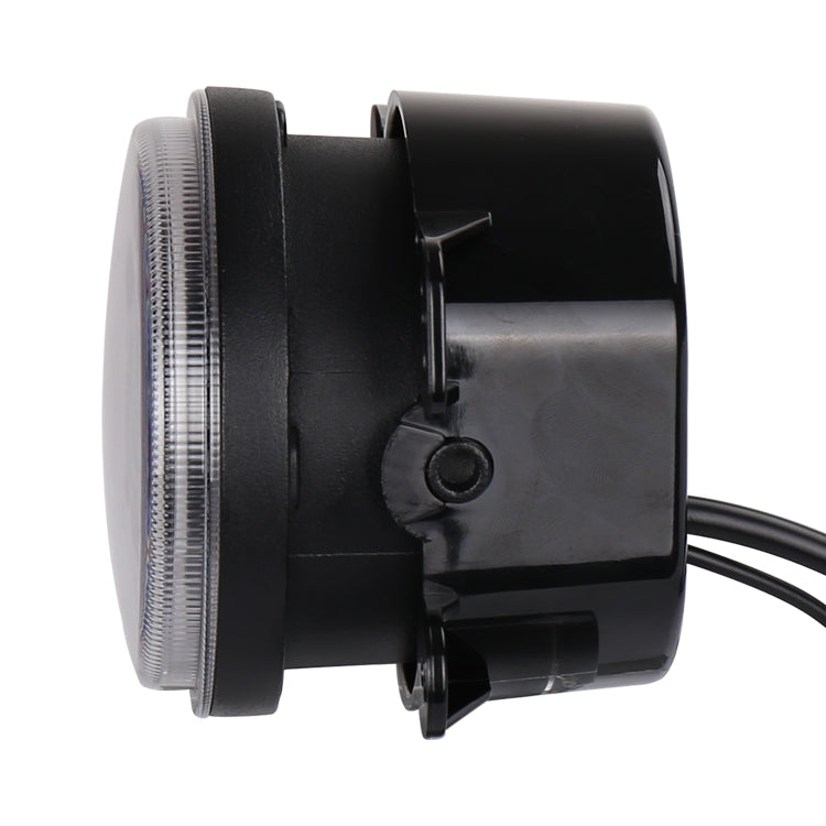 2 PCS DC12V-30V / 30W / 3A / 1440LM 12LEDs  4 inch Car LED Colorful Fog Light, Style: Black Background, Style: Black Background(White Light), Style: Black Background(Yellow Light)