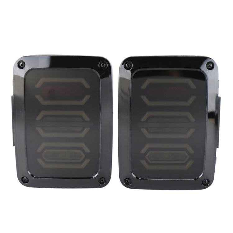 1 Pair 15W DC 12V IP67 4 in 1 Car LED Tail Lights / Driving Lights / Brake Lights/Turn Reverse, European Version, 1 Pair European Version