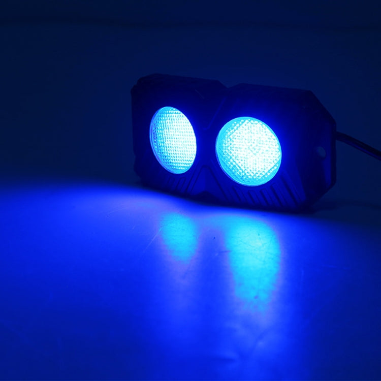 18W DC 12-24V 1.2A LED Double Row Car Bottom Light / Chassis Light / Yacht Deck Atmosphere Light