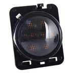 2 PCS 8W DC 12V Car SUV Refit LED Wheel Eyebrow Turn Signal for Jeep Wrangler JK 07-17, Specification: Butt Assembly with Aperture, Specification: Butt Assembly with Aperture
