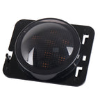 2 PCS 8W DC 12V Car SUV Refit LED Wheel Eyebrow Turn Signal for Jeep Wrangler JK 07-17, Specification: Butt Assembly with Aperture, Specification: Butt Assembly with Aperture