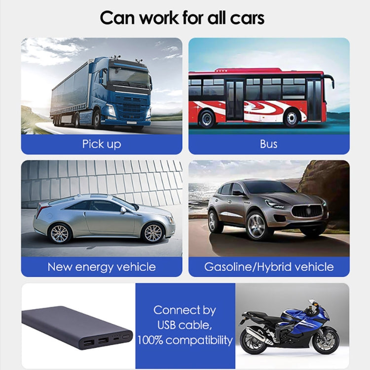 H400G Car 3.5 inch GPS Mode HUD Head-up Display Support Speed / Time / Distance Display, H400G