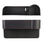 2 PCS Car Multi-functional Principal And Deputy Driver Seat Console Leather Box, Seat Console Leather Box (Black), Seat Console Leather Box (Beige), Seat Console Leather Box (Red), Seat Console Leather Box (Brown)