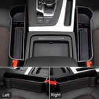 2 PCS Car Multi-functional Principal And Deputy Driver Seat Console Leather Box, Seat Console Leather Box (Black), Seat Console Leather Box (Beige), Seat Console Leather Box (Red), Seat Console Leather Box (Brown)