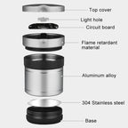 Multi-function Portable Creative LED Car Cigarette Ash Tray Ashtray with Lid