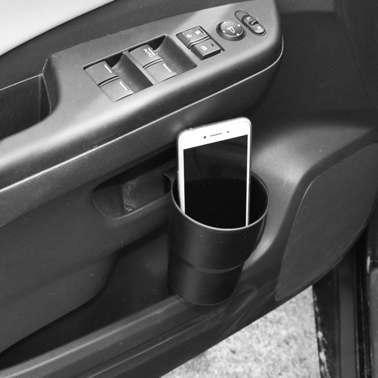 Multifunctional Car Water Cup Holder Hanging Storage Box Mobile Phone Holder Air Outlet Trash Can