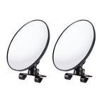2 PCS Car Large Size Rearview Mirror Blind Spot Side Assistant Mirror, Large