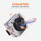 2 PCS D3R 8000K Car HID Xenon Bulb Kit Headlight, 8000K