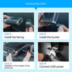 5W Car Fan Cooling Artifact For Car radiating Seat Cushion, 1 PC(Black), 1 PC (White)