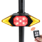 USB Rechargeable Bicycle Turn Light Wireless Remote Control Bike Tail Light, Wireless RC Bike Tail Light