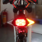 USB Rechargeable Bicycle Turn Light Wireless Remote Control Bike Tail Light, Wireless RC Bike Tail Light
