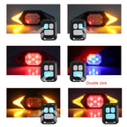 USB Rechargeable Bicycle Turn Light Wireless Remote Control Bike Tail Light, Wireless RC Bike Tail Light