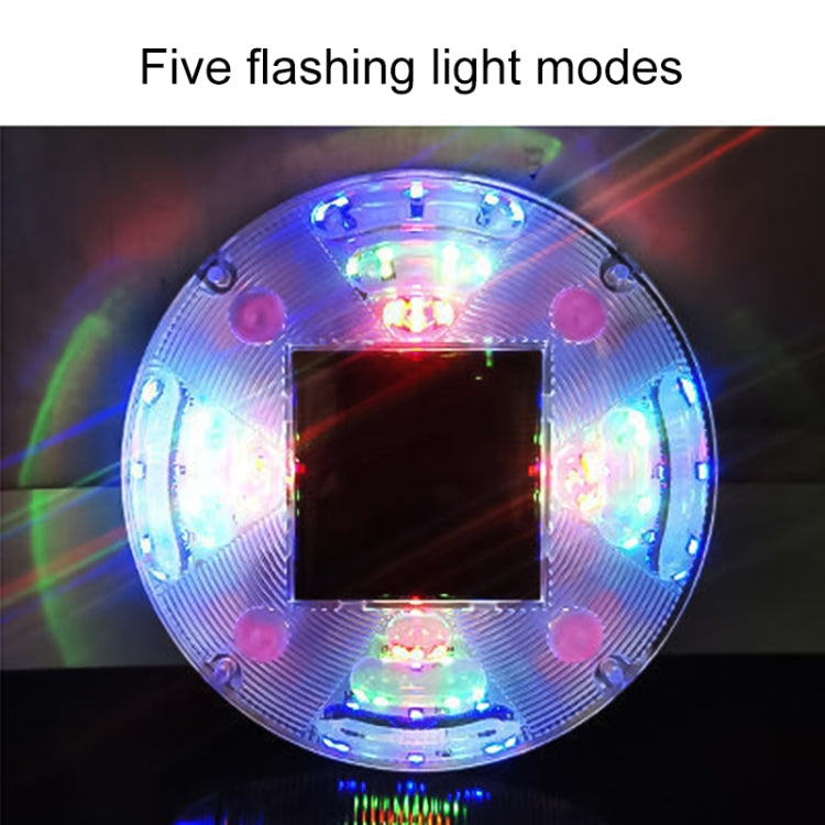 2 PCS Solar LED Flashing Light Car Rear-end Collision Warning Lights, Strong Magnetic Shock Version, 2 PCS Shock Version