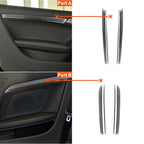 8 in 1 Car Carbon Fiber Door Panel Decorative Sticker for Audi A5 Hard Top 2008-, Left and Right Drive Universal, Door Panel