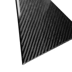 2 PCS Car Carbon Fiber Rear A Pillar Decorative Sticker for Infiniti FX 2009-2013/QX70 2014-, Left and Right Drive Universal, Rear A Pillar