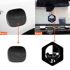 Car Carbon Fiber Fuel Tank Cover Decorative Sticker for Infiniti FX 2009-2013/QX70 2014-, Left and Right Drive Universal, Fuel Tank Cover