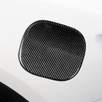 Car Carbon Fiber Fuel Tank Cover Decorative Sticker for Infiniti FX 2009-2013/QX70 2014-, Left and Right Drive Universal, Fuel Tank Cover