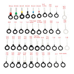 41 in 1 Car Plug Circuit Board Wire Harness Terminal Extraction Pick Connector Crimp Pin Back Needle Remove Tool, 41 in 1