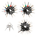 59 in 1 Car Plug Circuit Board Wire Harness Terminal Extraction Pick Connector Crimp Pin Back Needle Remove Tool, 59 in 1