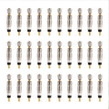 30 PCS VT-002 Bicycle Detachable French Valve Core Style: Reticulated, Reticulated