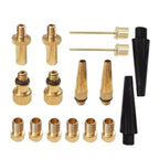16 in 1 A Inflator Adapter French Mouth / US Mouth / UK Mouth Inflation Needle Adapter, 16 in 1 A