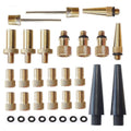 32 in 1 Inflator Adapter French Mouth / US Mouth / UK Mouth Inflation Needle Adapter, 32 in 1