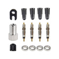 15pcs / Set B French Valve Core Adapter Set, 15 in 1 B