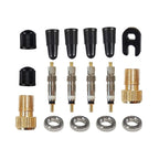 17pcs / Set French Valve Core Adapter Set, 17 in 1
