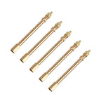 5 PCS Car Tires Valve Inflatable Extension Tube, Length: 100mm, 100mm, Pure Copper
