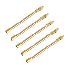 5 PCS Car Tires Valve Inflatable Extension Tube, Length: 120mm, 120mm, Pure Copper