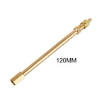 5 PCS Car Tires Valve Inflatable Extension Tube, Length: 120mm, 120mm, Pure Copper