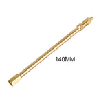 5 PCS Car Tires Valve Inflatable Extension Tube, Length: 140mm, 140mm, Pure Copper