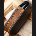 Hallmo Car Cowhide Leather Key Protective Cover Key Case for LEADING IDEAL One, For LEADING IDEAL One