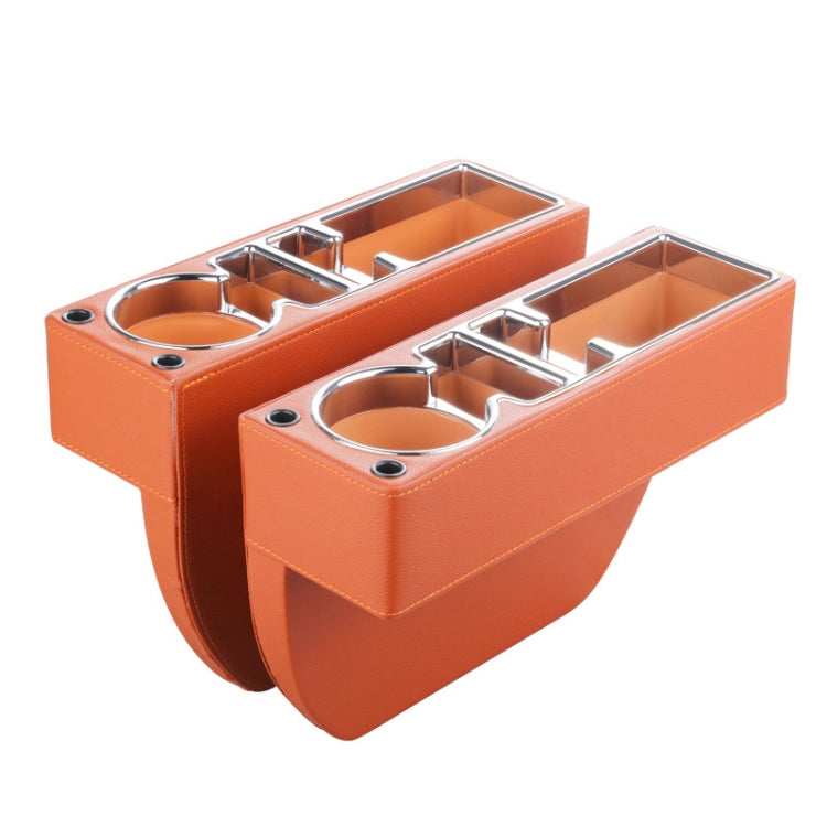 Car Multi-functional Console PU Leather Box Cup Holder Seat Gap Side Storage Box, Storage Box (Brown), Storage Box (Black), Storage Box (Beige)