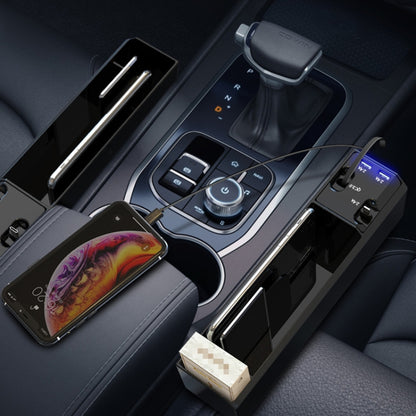 USB-C / Type-C + 8PIN Interface Car Multi-functional Cup Holder Seat Gap Side Storage Box, USB-C / Type-C + 8PIN