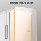 8L 37-48W Car / Home Mini Refrigerator, EU Plug, White, Pink, Blue