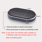 Car Wireless Negative Ion Solar Air Purifier