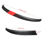 Car Modified ABS Three-stage Rear Wing Side Spoiler Lip, Three-stage