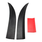 Car Modified ABS Three-stage Rear Wing Side Spoiler Lip, Three-stage