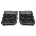 2 PCS Car Left + Right Front Bumper Lower Grille Bezel Cover for Jeep Renegade, Left + Right