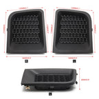 2 PCS Car Left + Right Front Bumper Lower Grille Bezel Cover for Jeep Renegade, Left + Right